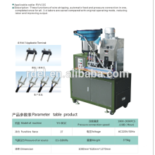 Automatic 2 pin 3 pin plug insert crimping machine,euro standard plug